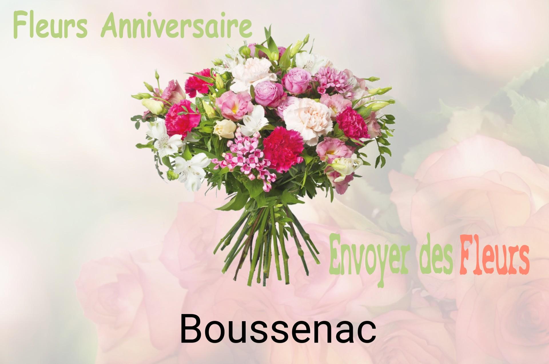 Bouquet de fleurs d’anniversaire livré à Boussenac